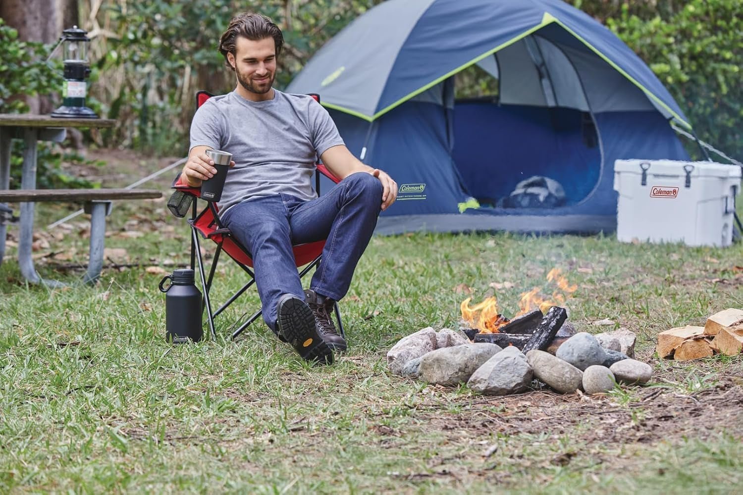3 - Person Dome Camping Tent with Rainfly - Trail + TribeMy Store